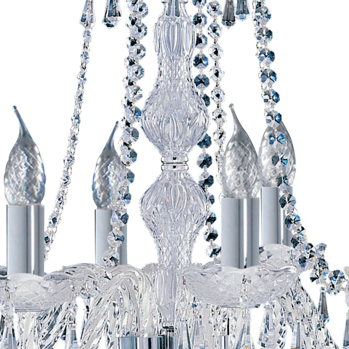 Hale 8 Light Chrome & Clear Crystal Chandelier
