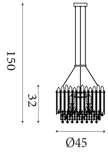 Spear Large Living Room Pendant Lamp