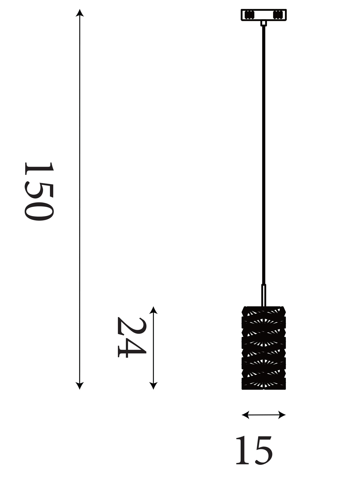 Modena Chrome and Crystal Pendant Lamp