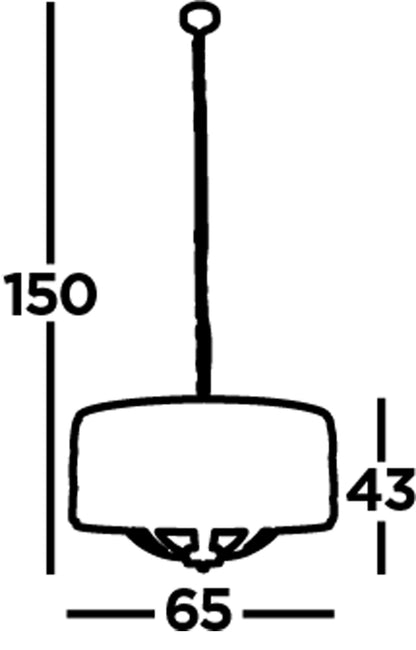 Bijou 8 Light Pendant - Chrome & Crystal Glass