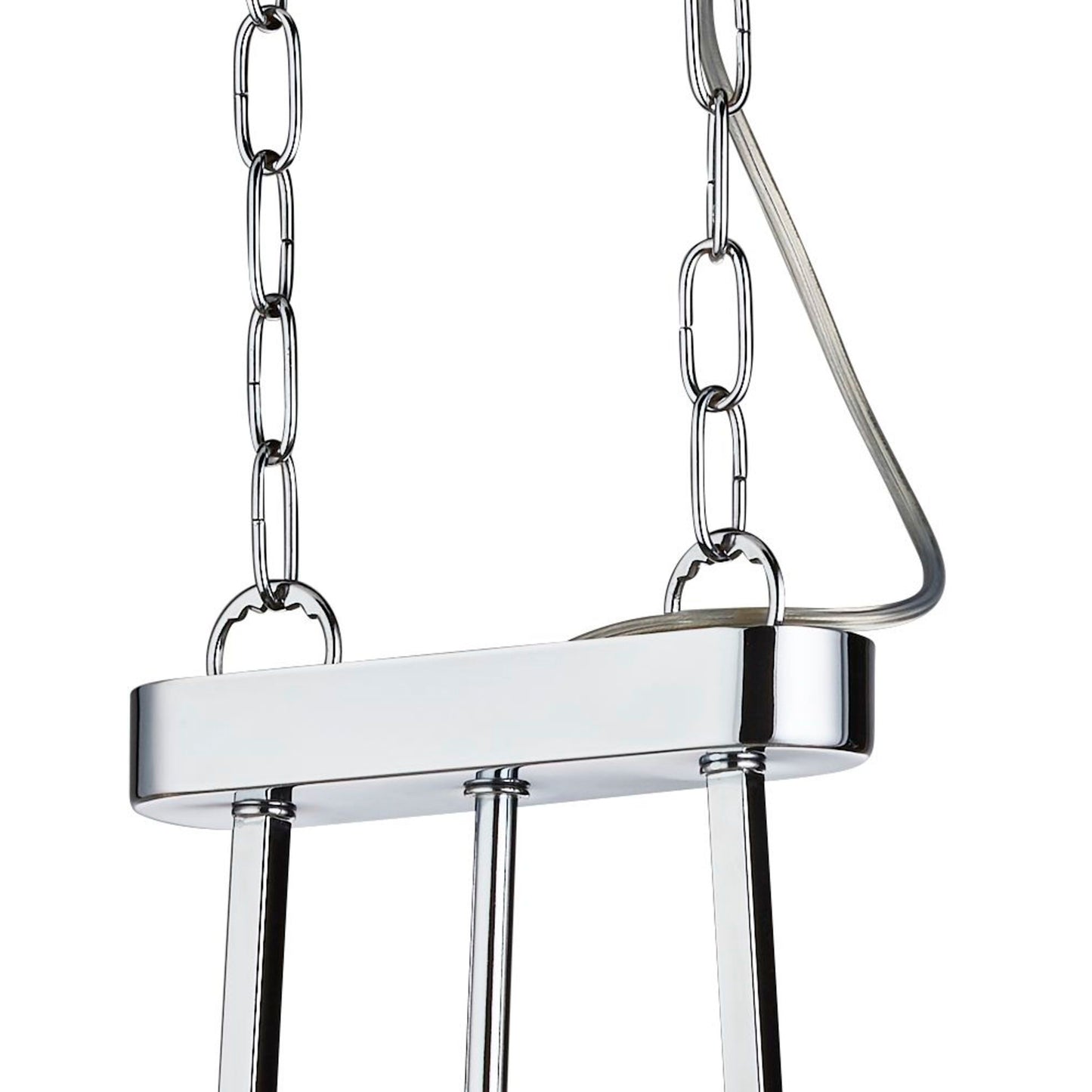 Victoria 5 Light Pendant - Chrome & Crystal Glass