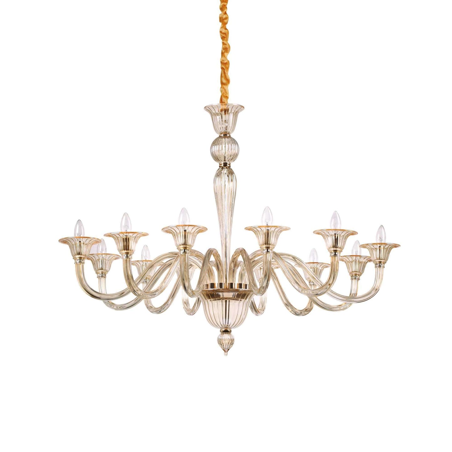 Brigitta Sp12, 12 Light Blown Glass Chandelier