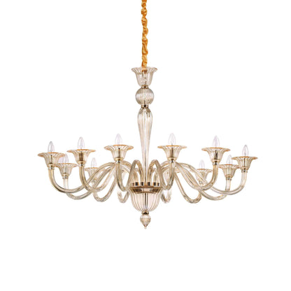 Brigitta Sp12, 12 Light Blown Glass Chandelier