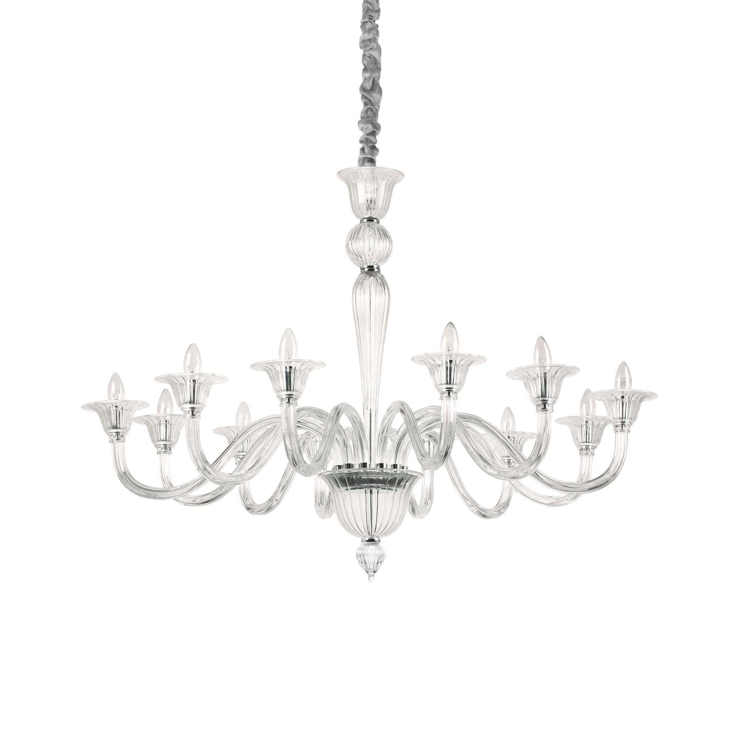 Brigitta Sp12, 12 Light Blown Glass Chandelier