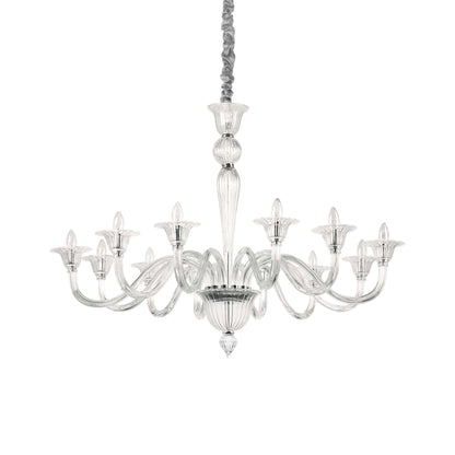 Brigitta Sp12, 12 Light Blown Glass Chandelier
