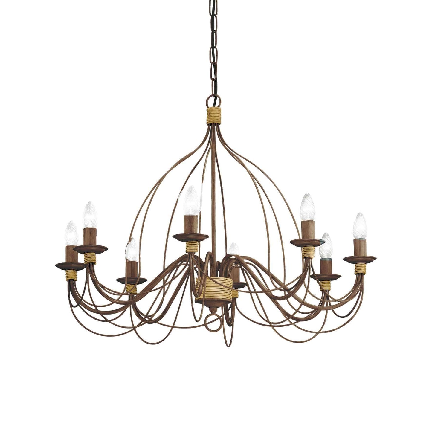 Corte Sp8 Hand-Crafted Metal Chandelier