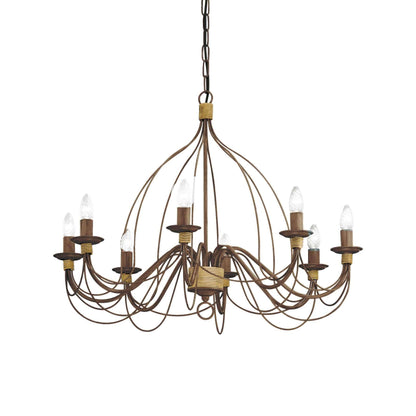 Corte Sp8 Hand-Crafted Metal Chandelier