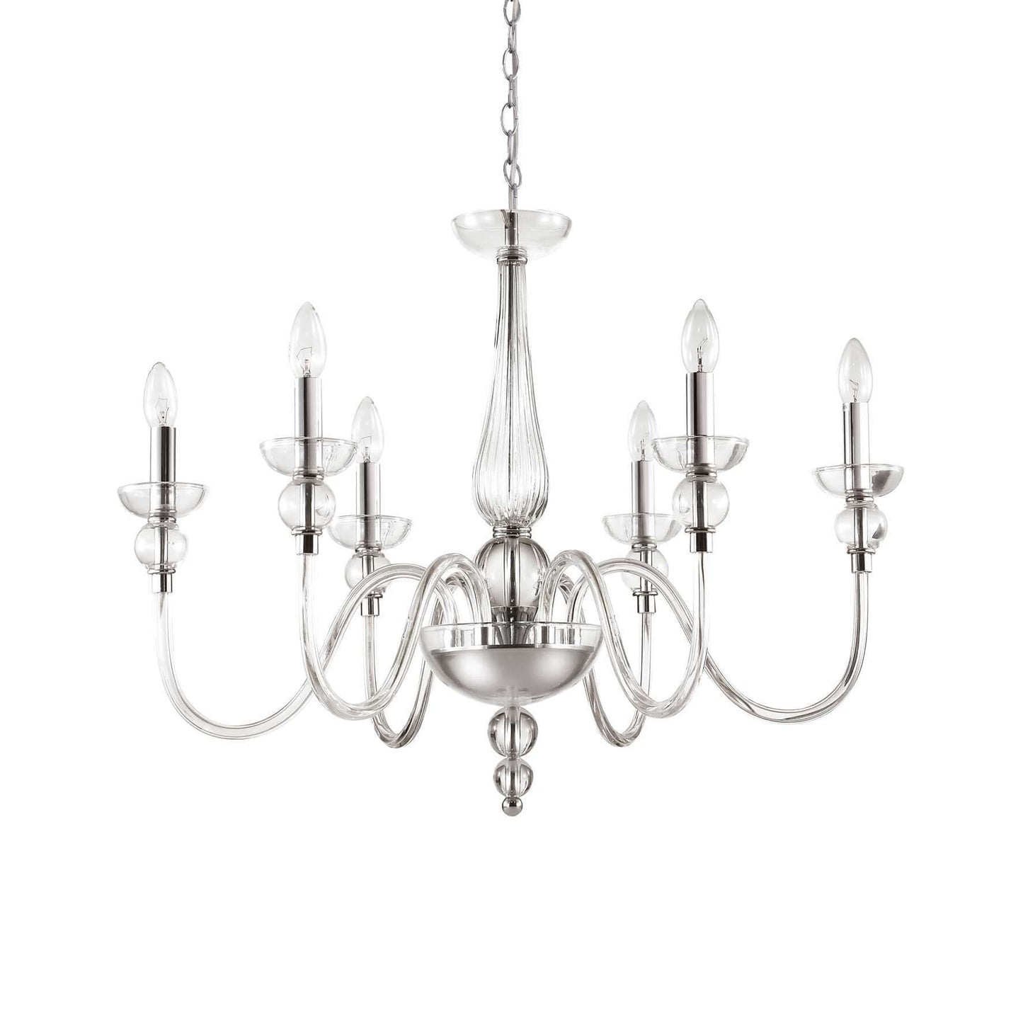 Doge Sp6, Hand Shaped Blown Glass Chandelier