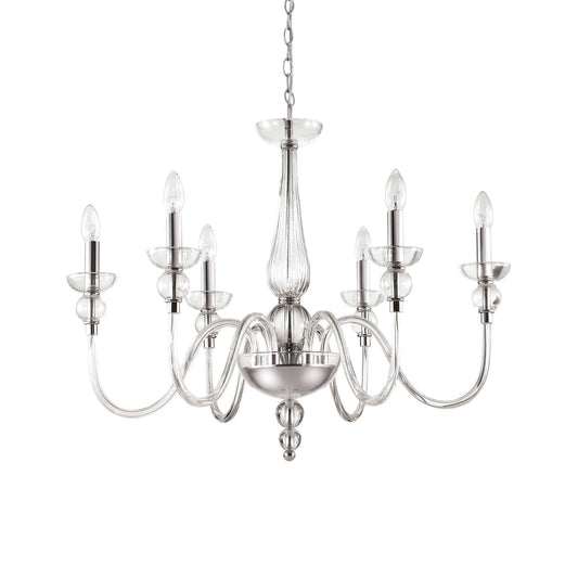 Doge Sp6, Hand Shaped Blown Glass Chandelier