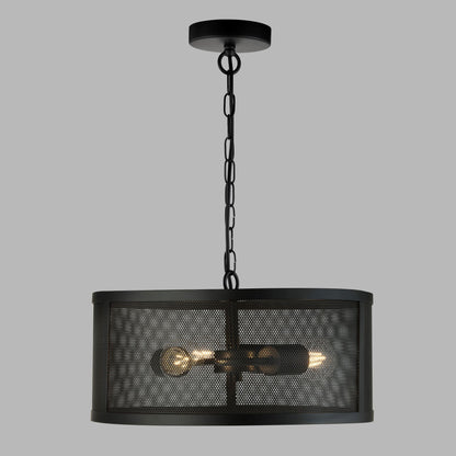 Fishnet 3 Light Country Style Pendant