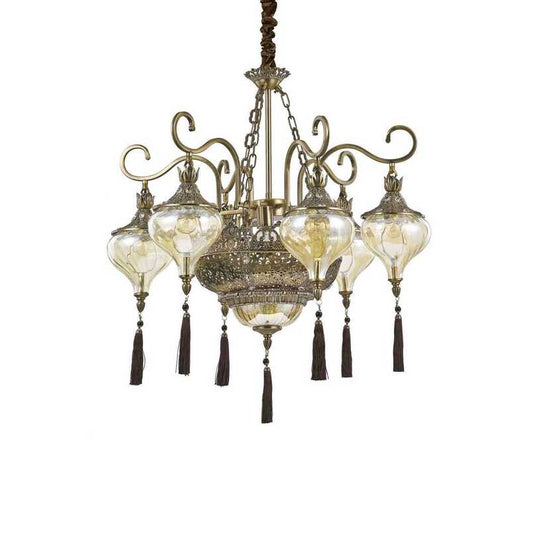 Harem, 9 lights, Arabesque Style Candelier