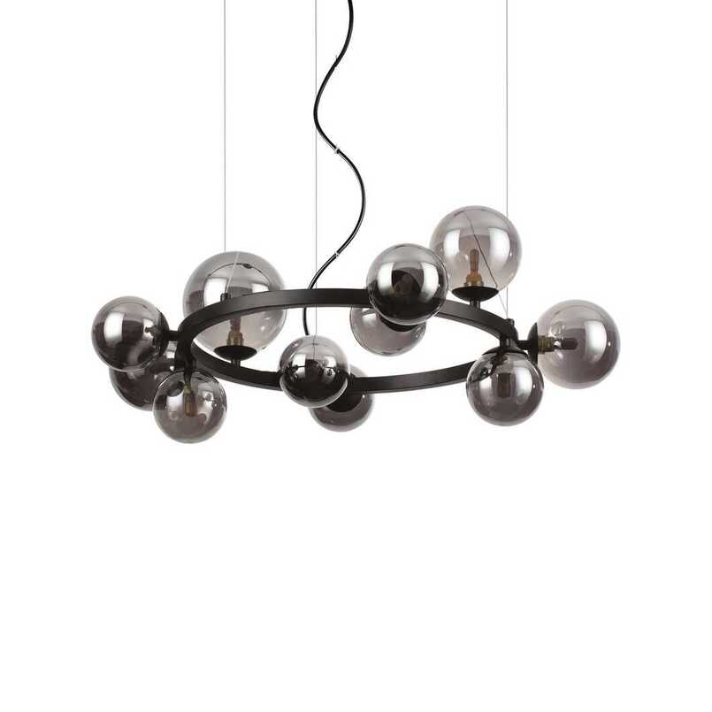 Perlage Sp11, 11 Light Blown Glass Pendant Lamp Suspension