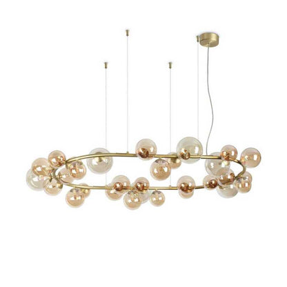 Perlage Sp30, 30 Light Blown Glass Pendant Lamp Suspension