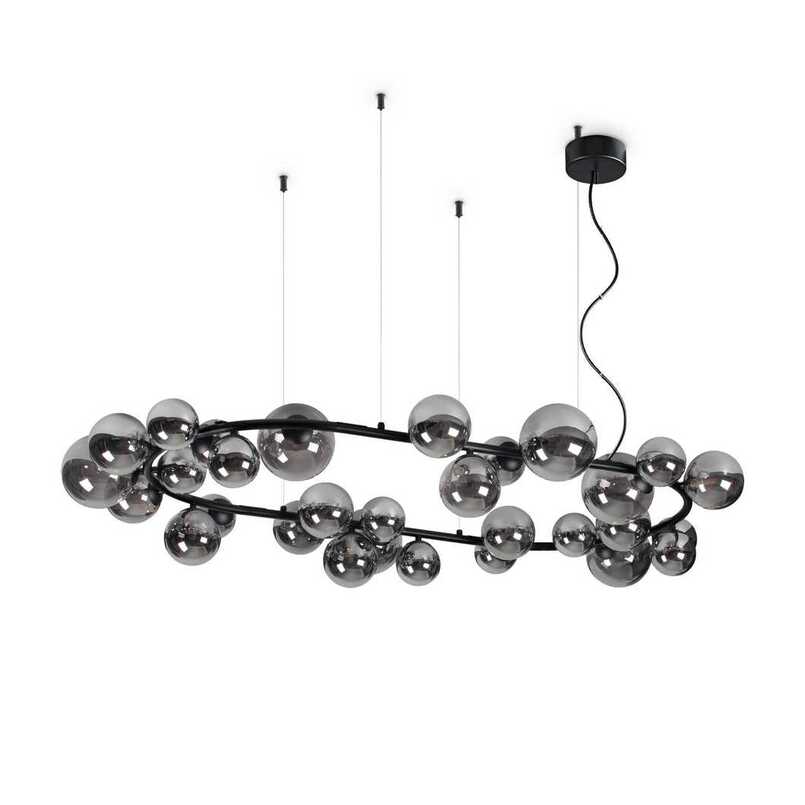 Perlage Sp30, 30 Light Blown Glass Pendant Lamp Suspension