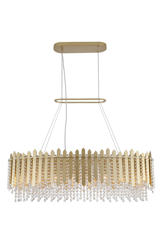 Spear Oval Dining Room Pendant Lamp