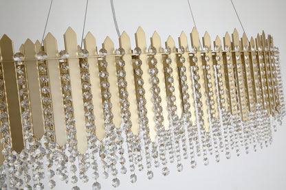 Spear Oval Dining Room Pendant Lamp