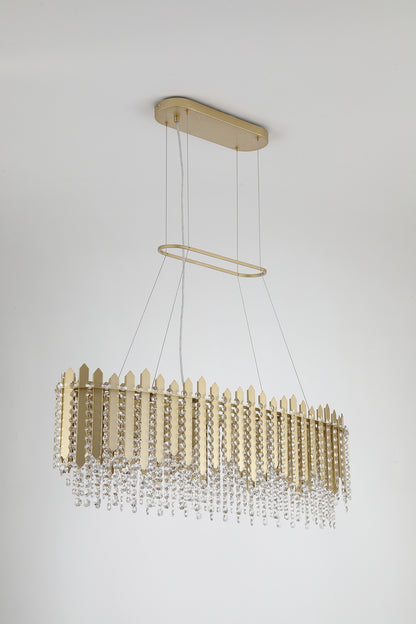 Spear Oval Dining Room Pendant Lamp